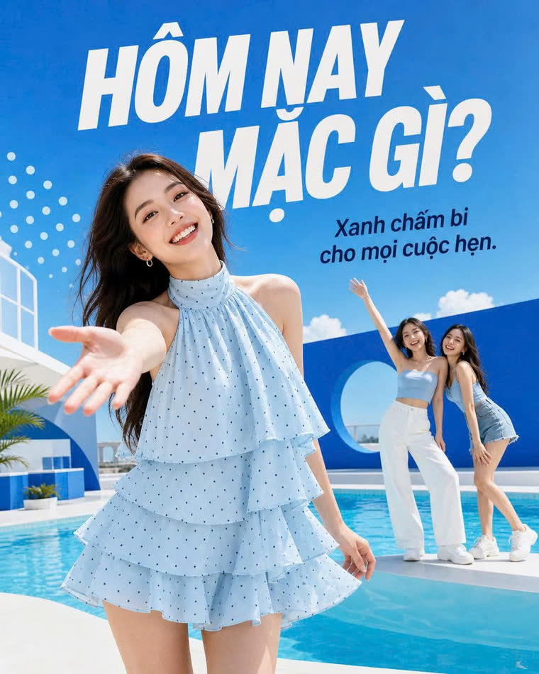 Ảnh lookbook chạy ra từ workflow tự động