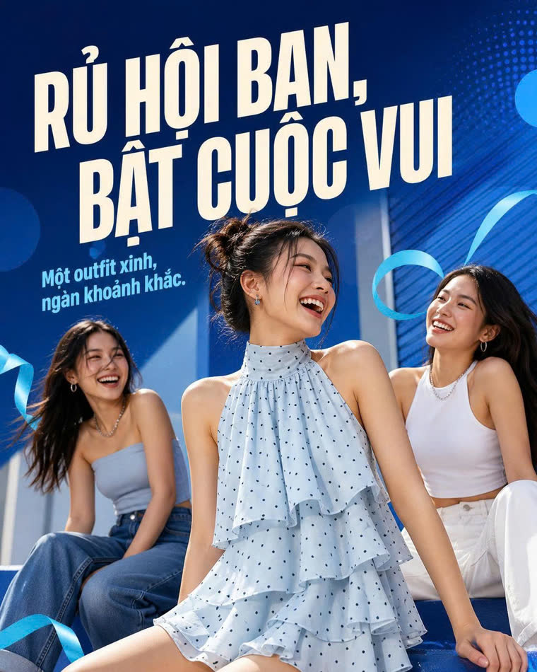 Ảnh lookbook chạy ra từ workflow tự động